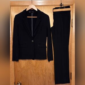 Maurices Black Blazer and Pants Suit Set